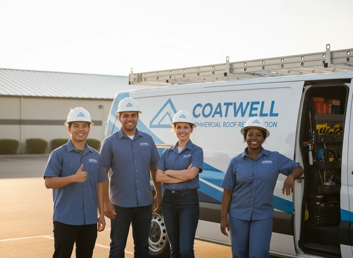 Commercial roof coating company in Fithian, IL
